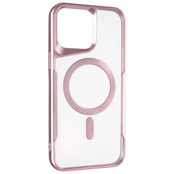 Фото - Чохол для смартфону Gelius Casual Frame Case MagSafe for iPhone 12 Rose Gold (98577)