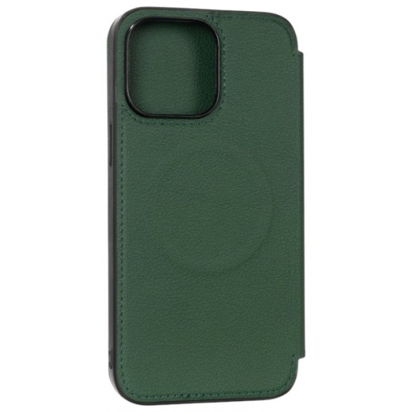 Фото - Чохол для смартфону Gelius Premier Book Case Magsafe for iPhone 12 Forest Green (98674)