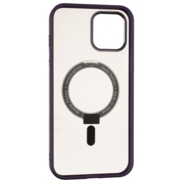 Фото - Чохол для смартфону Gelius Bumper Case MagSafe Stand for iPhone 12/12 Pro Violet (92883)