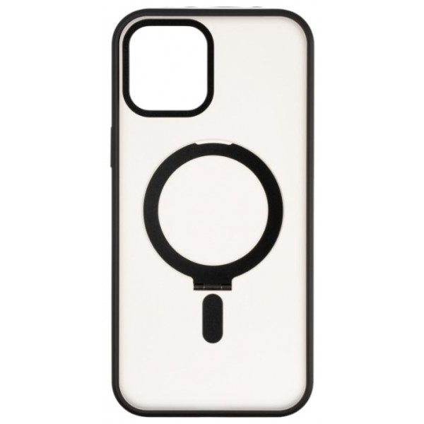 Фото - Чехол для смартфона Gelius Bumper Case MagSafe Stand for iPhone 12 Pro Max Black (92853) Фото - Чехол для смартфона Gelius Bumper Case MagSafe Stand for iPhone 12 Pro Max Black (92853)