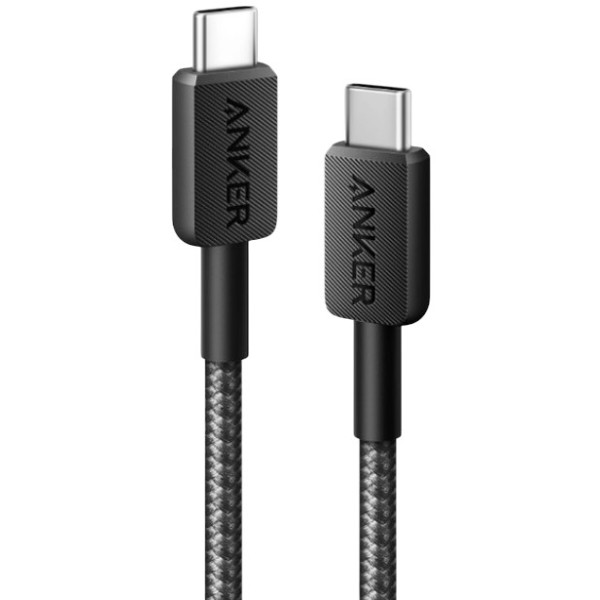 Фото - Кабель Anker 322 USB-C to USB-C - 1.8m Nylon Black (A81F6G11) Фото - Кабель Anker 322 USB-C to USB-C - 1.8m Nylon Black (A81F6G11)