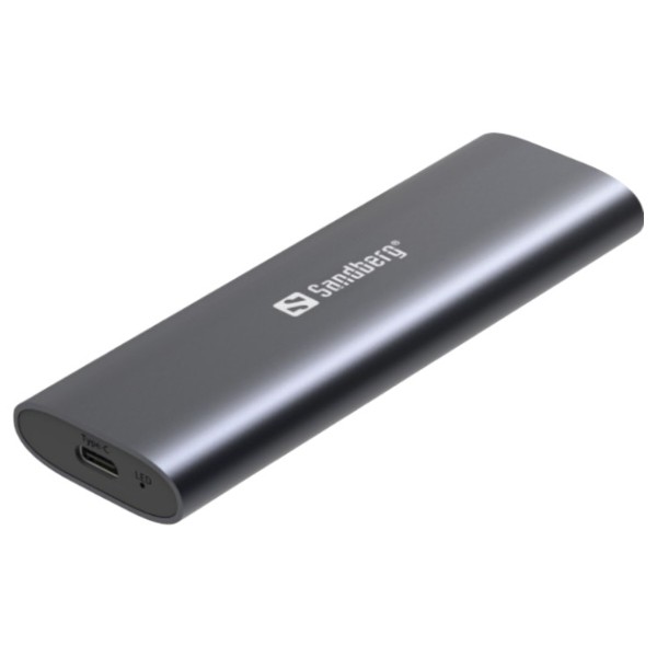 Фото - Внешний карман Sandberg для SSD M.2, (NVMe) M-Key USB Type-C 3.2 серая (136-39)