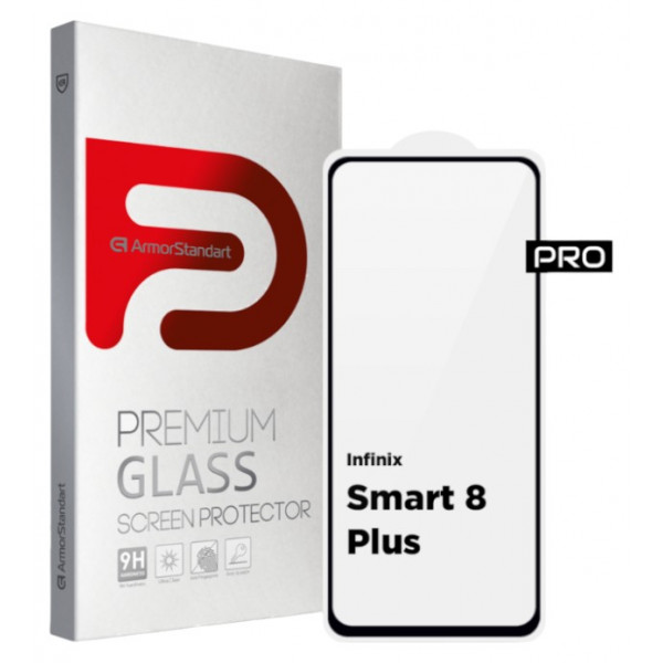 Фото - Захисне скло для смартфону Armorstandart Pro for Infinix Smart 8 Plus Black (ARM73825)