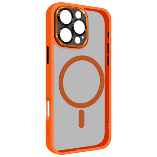 Фото - Чехол для смартфона Armorstandart Unit MagSafe SE for Apple iPhone 16 Pro Max Orange Black (ARM81151)
