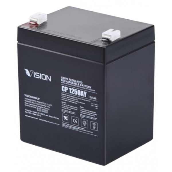 Фото - Аккумулятор для ИБП Vision CP 12V 5Ah AGM (CP1250A)