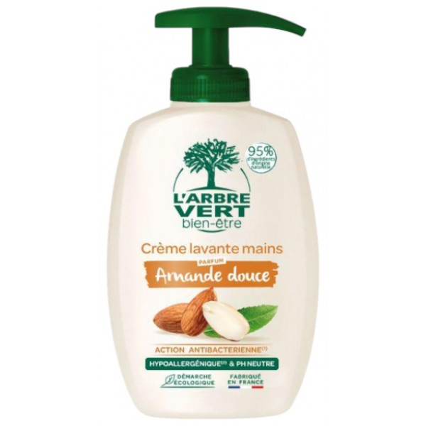 Фото - Жидкое мыло для рук L'Arbre Vert с дозатором Миндаль 300 мл (3450601026393)
