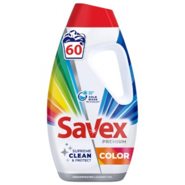 Фото - Гель для стирки SAVEX 2.7 л Premium COLOR (3800024048098) Фото - Гель для стирки SAVEX 2.7 л Premium COLOR (3800024048098)