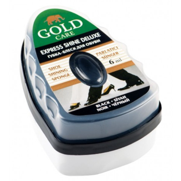 Фото - Губка для взуття Goldcare із запаскою 6 мл чорна (8697704020759)
