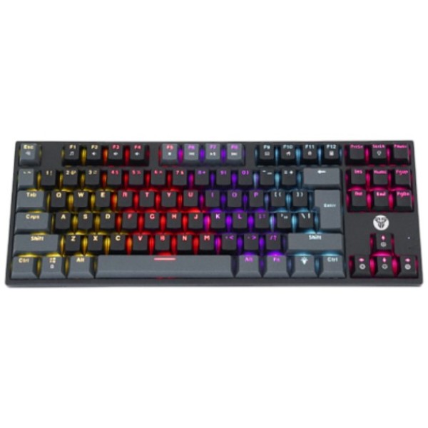 Фото - Клавиатура проводная игровая Fantech ATOM MK876 (Eng) Black (red switch)