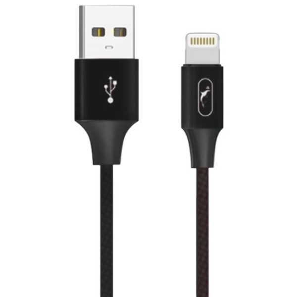 Фото - Кабель SkyDolphin S55L Neylon USB - Lightning (M/M) 1m Black (SDUSB-000434)