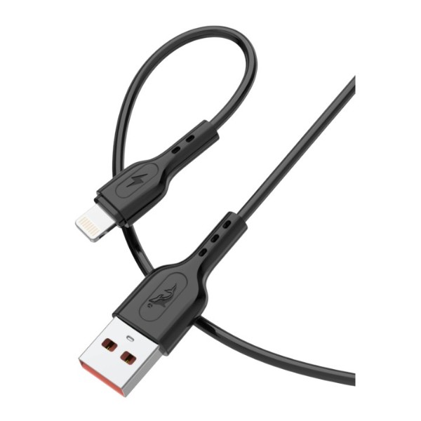 Фото - Кабель SkyDolphin S66L USB - Lightning (M/M) 1m Black (SDUSB-000648)