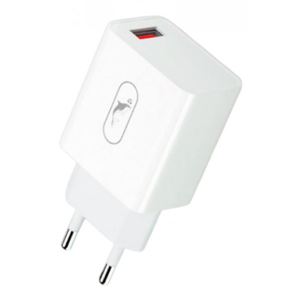 Фото - Мережевий зарядний пристрій SkyDolphin SC31 QC3.0 1USB, 3.5A White (SDMZP-000154)
