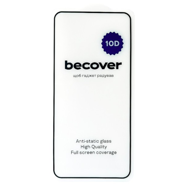 Фото - Захисне скло для смартфону BeCover Poco F6 Pro 10D Black (712586)
