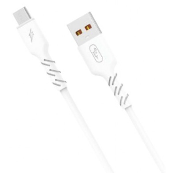 Фото - Кабель синхронізації даних SkyDolphin S07V TPE High Elastic Line USB - micro USB (M/M) 1m White (SDUSB-000597) Фото - Кабель синхронізації даних SkyDolphin S07V TPE High Elastic Line USB - micro USB (M/M) 1m White (SDUSB-000597)