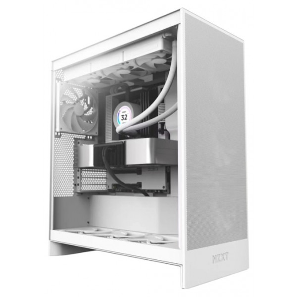Фото - Корпус NZXT H7 Flow Mid - Tower ATX Case - All White (CM-H72FW-01)