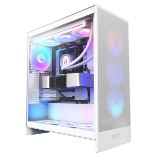 Фото - Корпус NZXT H7 Flow RGB Mid - Tower ATX Case - All White (CM-H72FW-R1)