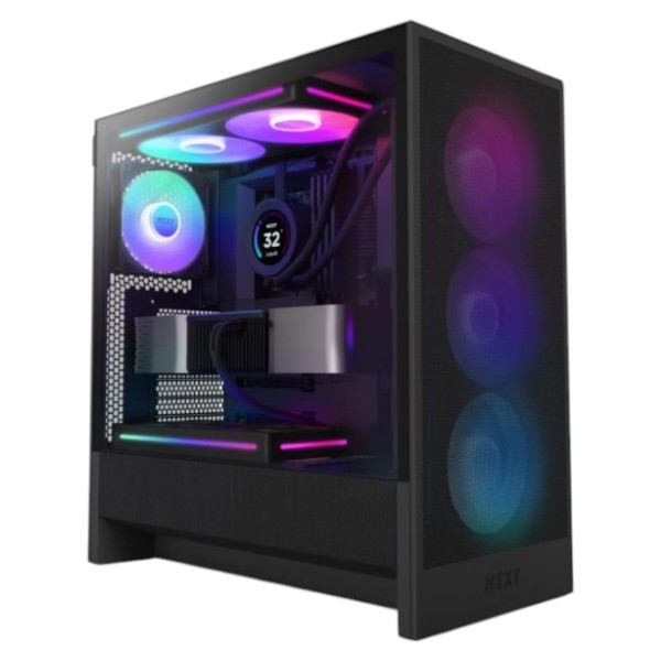 Фото - Корпус NZXT H5 Flow RGB Compact Mid- All Black (CC-H52FB-R1) Фото - Корпус NZXT H5 Flow RGB Compact Mid- All Black (CC-H52FB-R1)