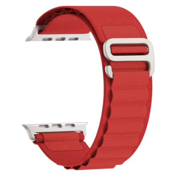 Фото - Ремінець для смарт-годинника Armorstandart Alpina Band for Apple Watch 49/46/45/44/42 (Series 1-3) Red (ARM81047)
