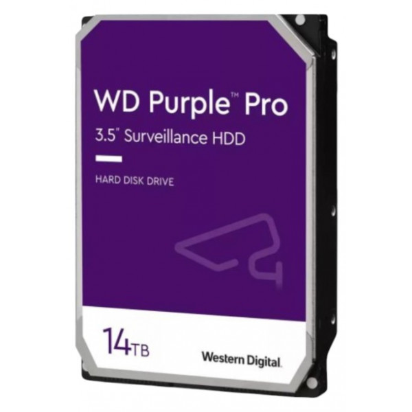 Фото - Жорсткий диск внутрішній Western Digital Purple Pro 14TB (WD142PURP)