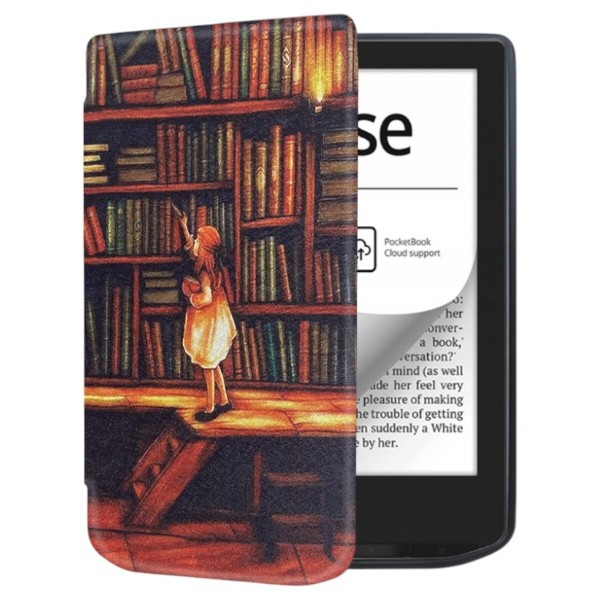 Фото - Чехол для электронной книги BeCover Smart Case for PocketBook 629 Verse / 634 Verse Pro 6'' Library Girl (710975)