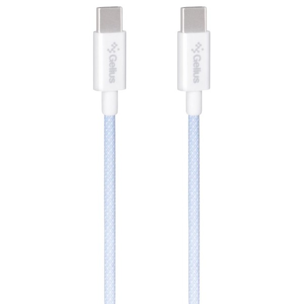 Фото - Кабель Gelius iCable GP-UCN010 Type-C to Type-C 1,2 m Light Blue (99414)