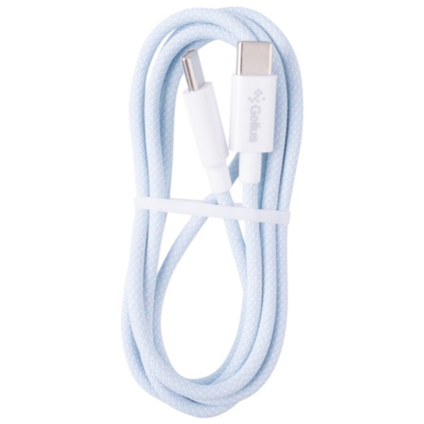 Фото - Кабель Gelius iCable GP-UCN010 Type-C to Type-C 1,2 m Light Blue (99414)