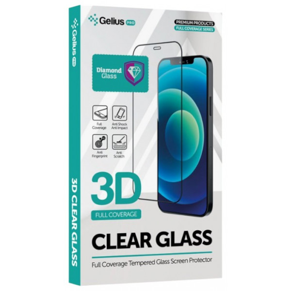 Фото - Защитное стекло для смартфона Gelius Pro 3D Diamond for iPhone 13 Pro Max/14 Plus Black (99928)