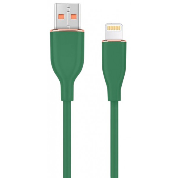 Фото - Кабель синхронізації даних Cablexpert USB 2.0 А-тато/Lightning 1,5 м (CC-USB2S-AM8PM-1.5M-G)