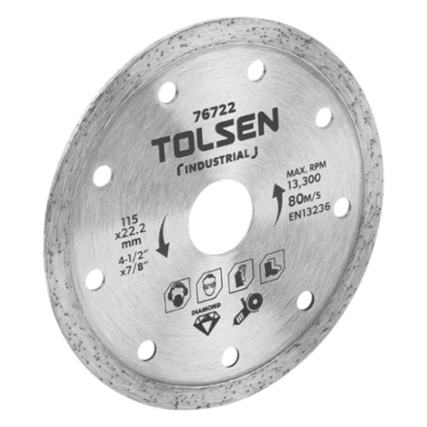 Фото - Диск алмазний Tolsen 125х22.23 мм (76723T)