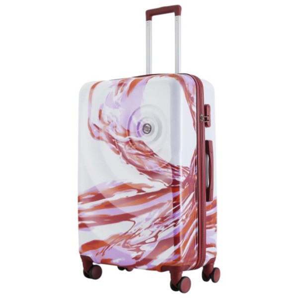 Фото - Валіза Semi Line L White/Red Print (T5654-3)