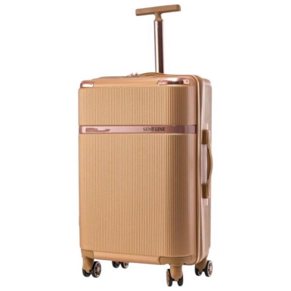 Фото - Валіза Semi Line M Gold (T5667-3)