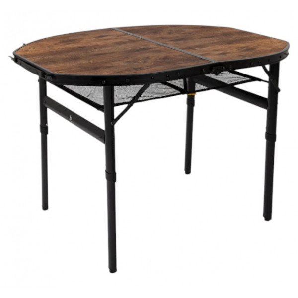 Фото - Складаний стіл Bo-camp Woodbine Oval Black/Wood look (1404185)