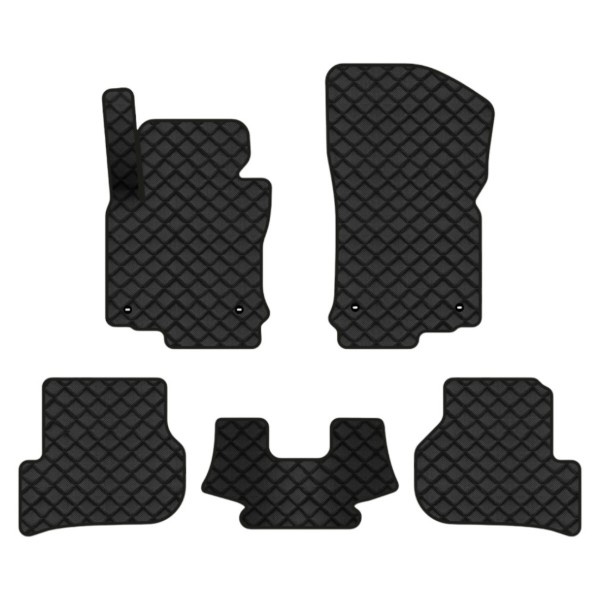 Фото - Килимки з екошкіри в салон авто EVAtech ECO для Golf (V) MT 5-doors Volkswagen 2003-2009 5 покоління Htb EU VW31212C5TL4BBB