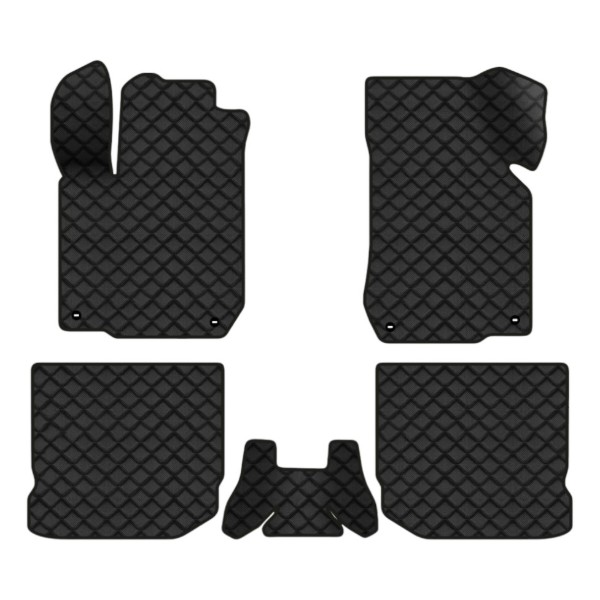 Фото - Килимки з екошкіри в салон авто EVAtech ECO для Golf (IV) 3-doors Volkswagen 1997-2006 4 покоління Htb EU VW22432C5TL4BBB