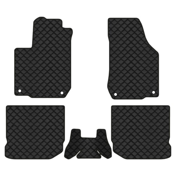 Фото - Коврики из экокожи в салон авто EVAtech ECO для Golf (IV) 3-doors Volkswagen 1997-2006 4 поколение Htb EU VW2745CG5AV4BBB