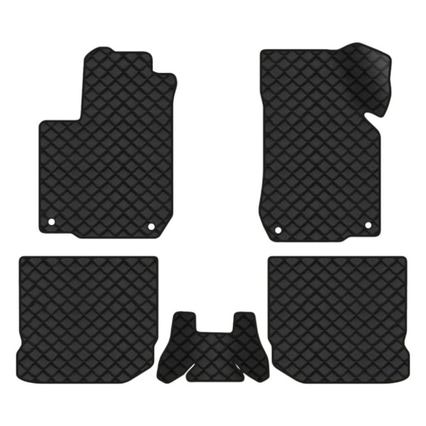 Фото - Килимки з екошкіри в салон авто EVAtech ECO для Golf (IV) 3-doors Volkswagen 1997-2006 4 покоління Htb EU VW2745CB5AV4BBB