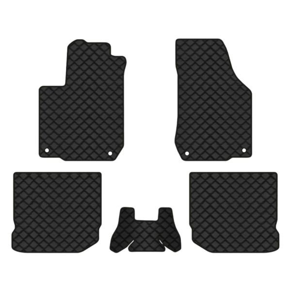 Фото - Коврики из экокожи в салон авто EVAtech ECO для Golf (IV) 5-doors Volkswagen 1997-2006 4 поколение Htb EU VW24307CG5AV4BBB