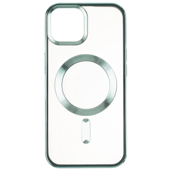Фото - Чохол для смартфону Gelius Chrome Frame Case MagSafe for iPhone 15 Pro Green (94706)