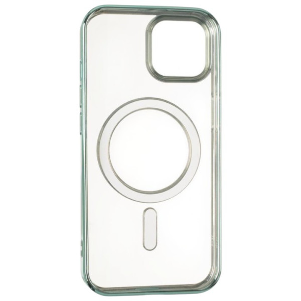 Фото - Чохол для смартфону Gelius Chrome Frame Case MagSafe for iPhone 15 Pro Green (94706)