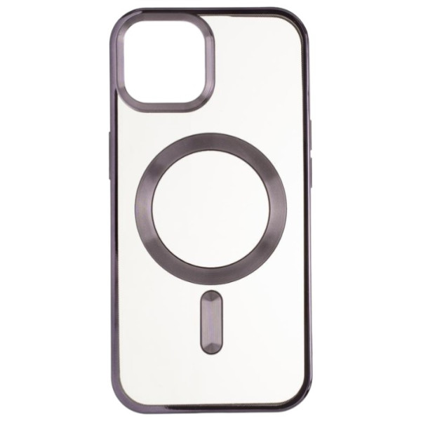 Фото - Чехол для смартфона Gelius Chrome Frame Case MagSafe for iPhone 15 Deep Purple (94703)