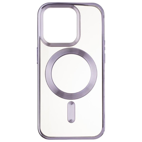 Фото - Чохол для смартфону Gelius Chrome Frame Case MagSafe for iPhone 12 Pro Purple (94689)