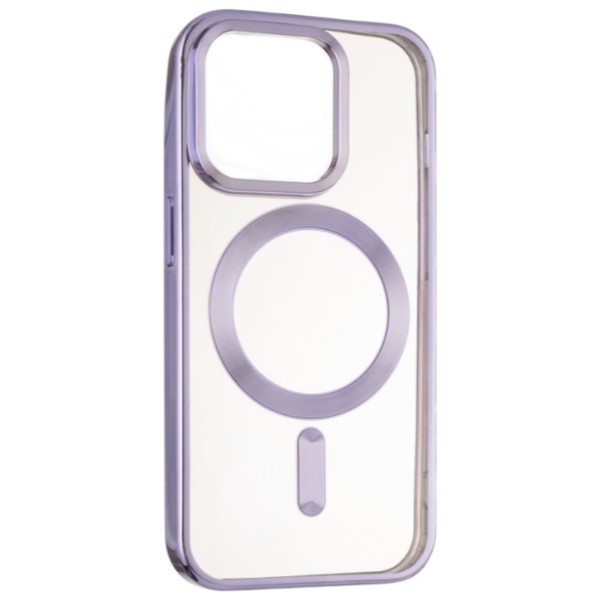 Фото - Чохол для смартфону Gelius Chrome Frame Case MagSafe for iPhone 12 Pro Purple (94689)