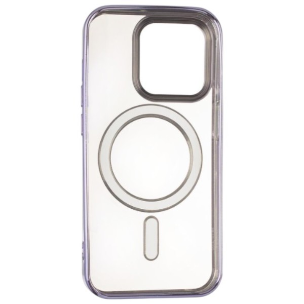 Фото - Чохол для смартфону Gelius Chrome Frame Case MagSafe for iPhone 12 Pro Purple (94689)