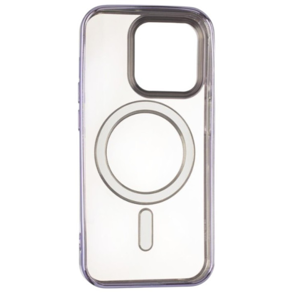 Фото - Чехол для смартфона Gelius Chrome Frame Case MagSafe for iPhone 15 Pro Purple (94709)
