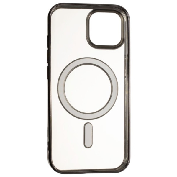Фото - Чохол для смартфону Gelius Chrome Frame Case MagSafe for iPhone 15 Pro Black (95815)