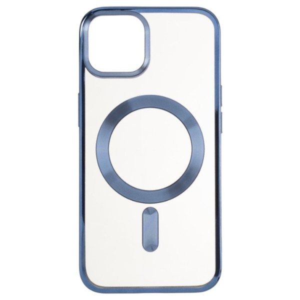 Фото - Чохол для смартфону Gelius Chrome Frame Case MagSafe for iPhone 12 Pro Max Deep Blue (96138)