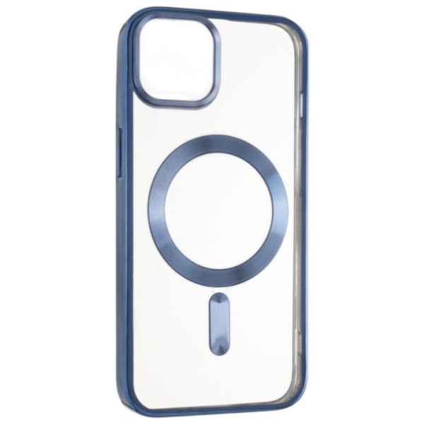 Фото - Чохол для смартфону Gelius Chrome Frame Case MagSafe for iPhone 12 Pro Max Deep Blue (96138)