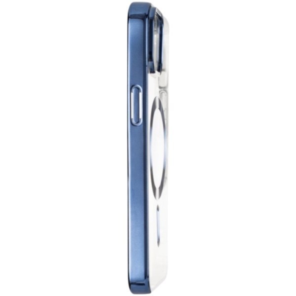 Фото - Чохол для смартфону Gelius Chrome Frame Case MagSafe for iPhone 12 Pro Max Deep Blue (96138)