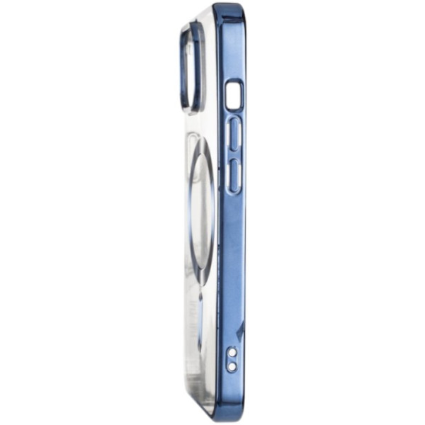 Фото - Чохол для смартфону Gelius Chrome Frame Case MagSafe for iPhone 12 Pro Max Deep Blue (96138)
