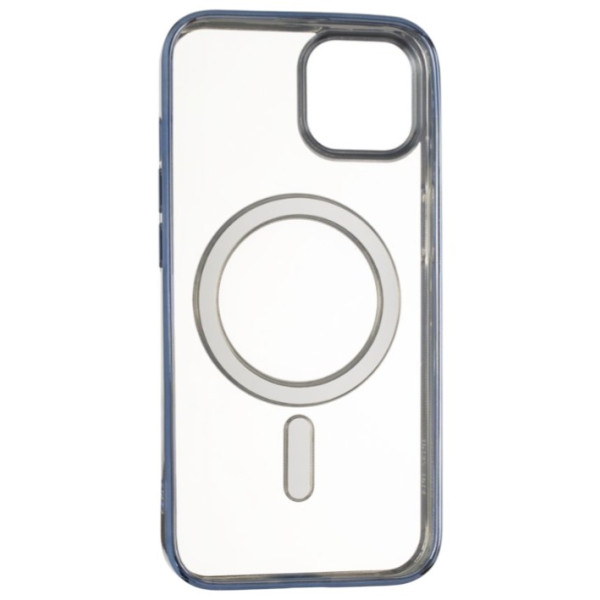 Фото - Чохол для смартфону Gelius Chrome Frame Case MagSafe for iPhone 12 Pro Max Deep Blue (96138)